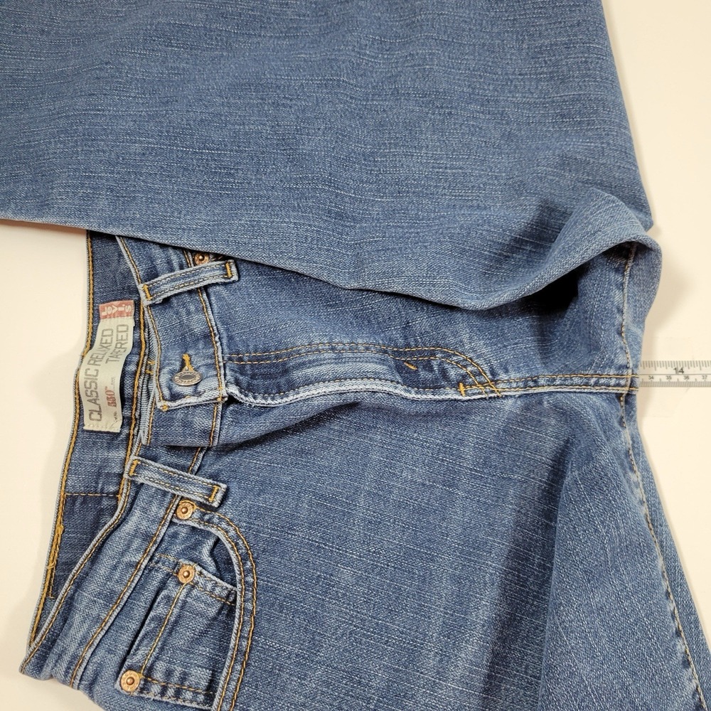 Vintage Levi's Women's‎ Jeans 550 Classic Relaxed Tapered Size 8 Short Blue - Picture 5 of 10